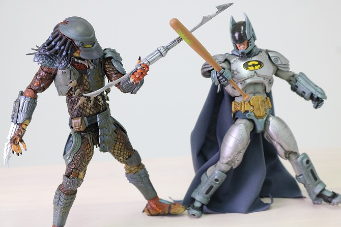 NECA　ネカ　バットマンVSプレデター　SDCC2019限定　プレデター　レビュー　アクション