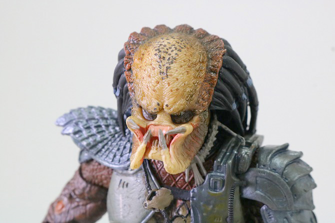 NECA　ネカ　バットマンVSプレデター　SDCC2019限定　プレデター　レビュー　付属品　素顔頭部