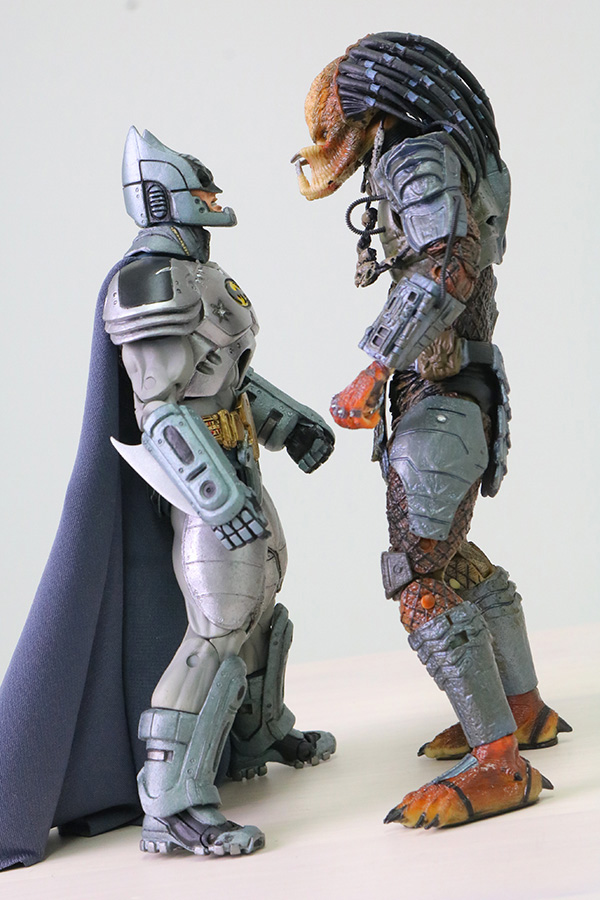 NECA　ネカ　バットマンVSプレデター　SDCC2019限定　プレデター　レビュー　アクション