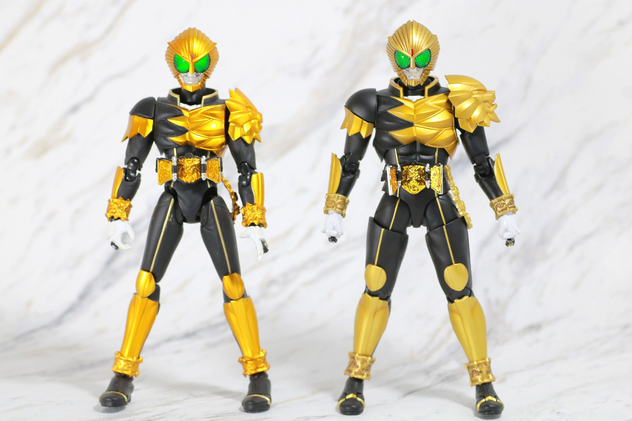 S.H.フィギュアーツ　仮面ライダービースト　真骨彫製法　レビュー　全身　旧版　比較