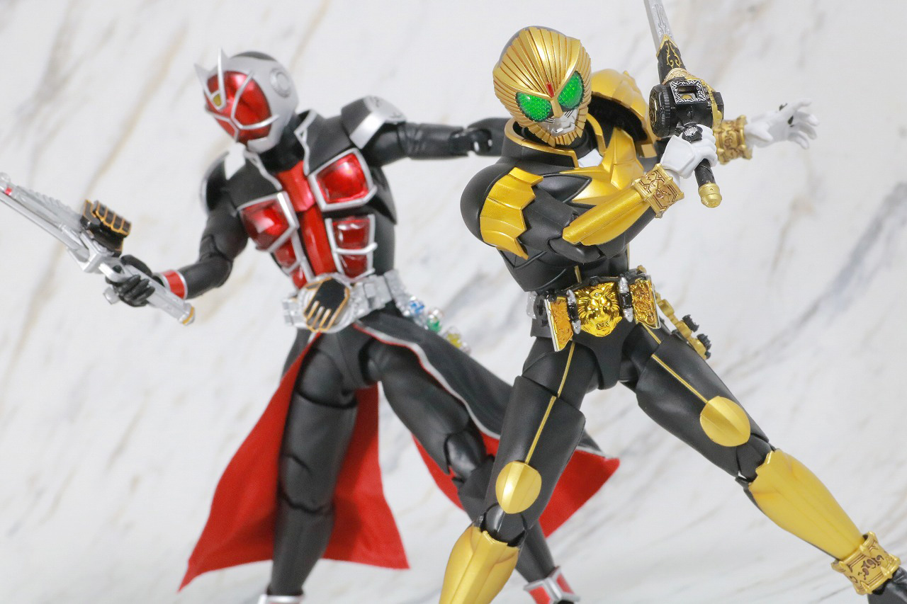 S.H.フィギュアーツ　仮面ライダービースト　真骨彫製法　レビュー　アクション　仮面ライダーウィザード　フレイムスタイル