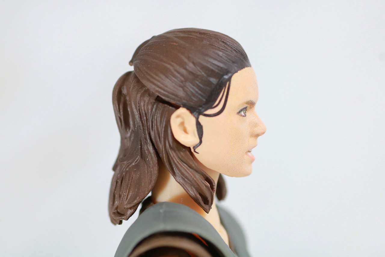 S.H.フィギュアーツ　レイ　（THE LAST JEDI）　最後のジェダイ　レビュー　付属品　食いしばり頭部