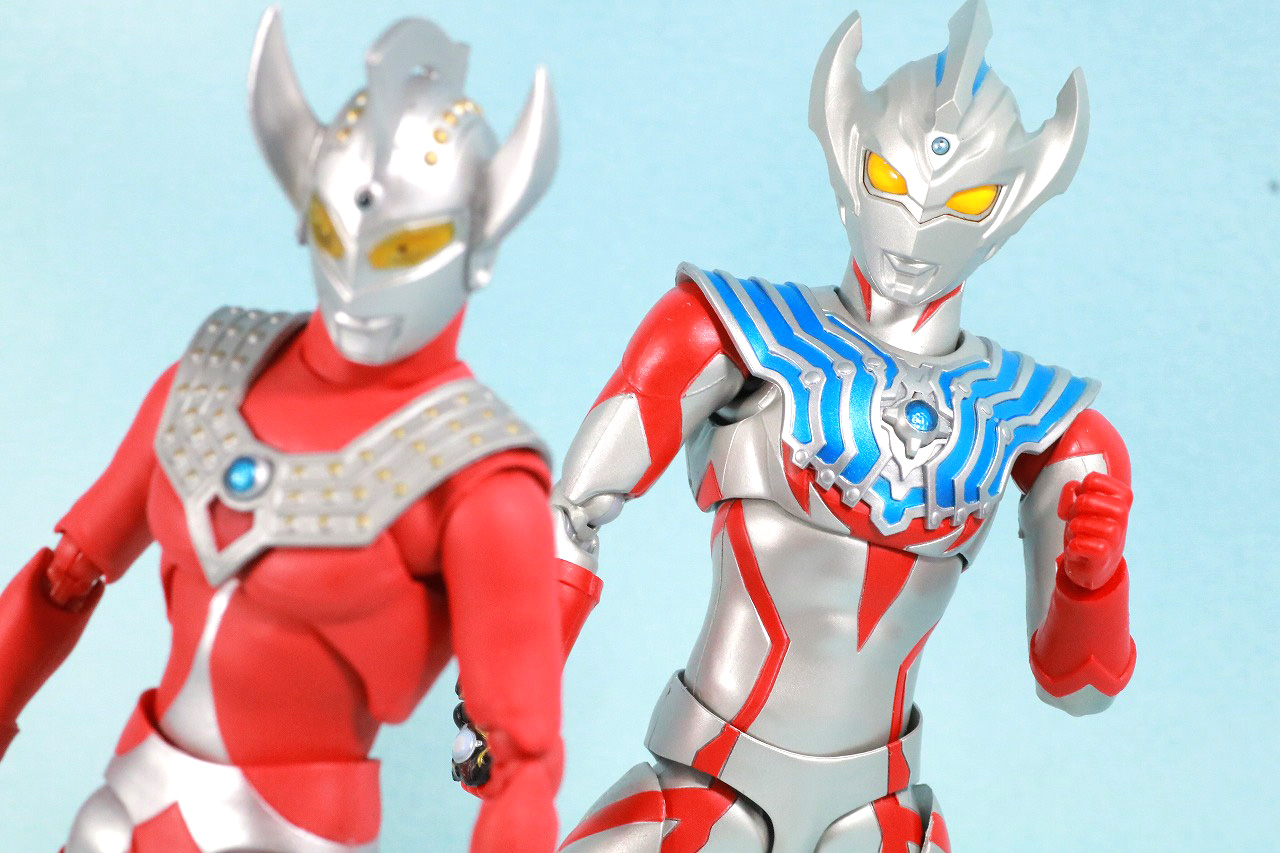 S.H.フィギュアーツ　ウルトラマンタイガ　レビュー　アクション　ウルトラマンタロウ