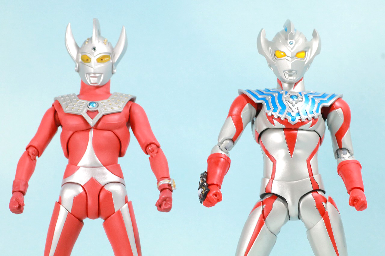 S.H.フィギュアーツ　ウルトラマンタイガ　レビュー　アクション　ウルトラマンタロウ