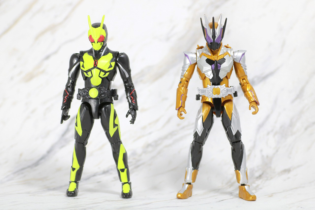 RKF　RIDER KICK'S FIGURE　仮面ライダーサウザー　レビュー　全身　仮面ライダーゼロワン　比較