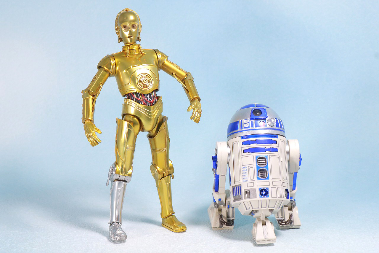 S.H.フィギュアーツ　C3-PO（A NEW HOPE）　レビュー　アクション　R2-D2