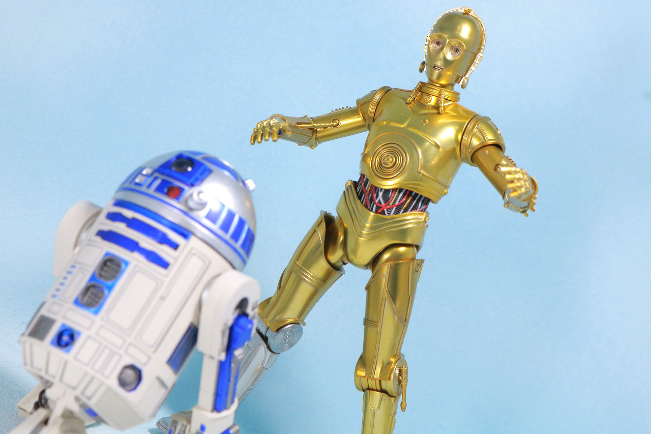 S.H.フィギュアーツ　C3-PO（A NEW HOPE）　レビュー　アクション　R2-D2