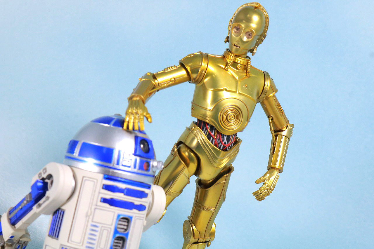 S.H.フィギュアーツ　C3-PO（A NEW HOPE）　レビュー　アクション　R2-D2