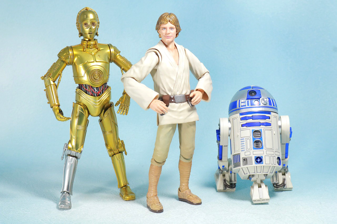 S.H.フィギュアーツ　C3-PO（A NEW HOPE）　レビュー　アクション　R2-D2　ルーク・スカイウォーカー