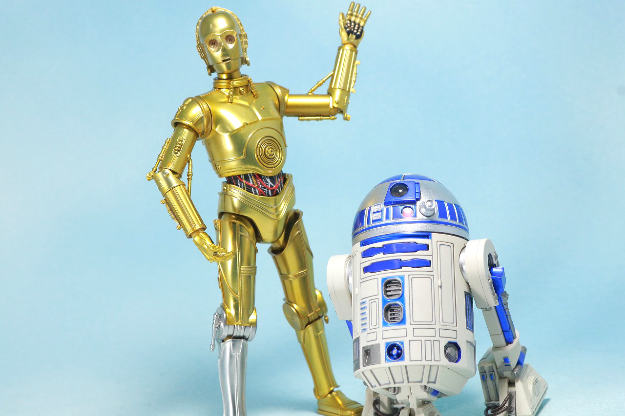 S.H.フィギュアーツ　C3-PO（A NEW HOPE）　レビュー　アクション　R2-D2