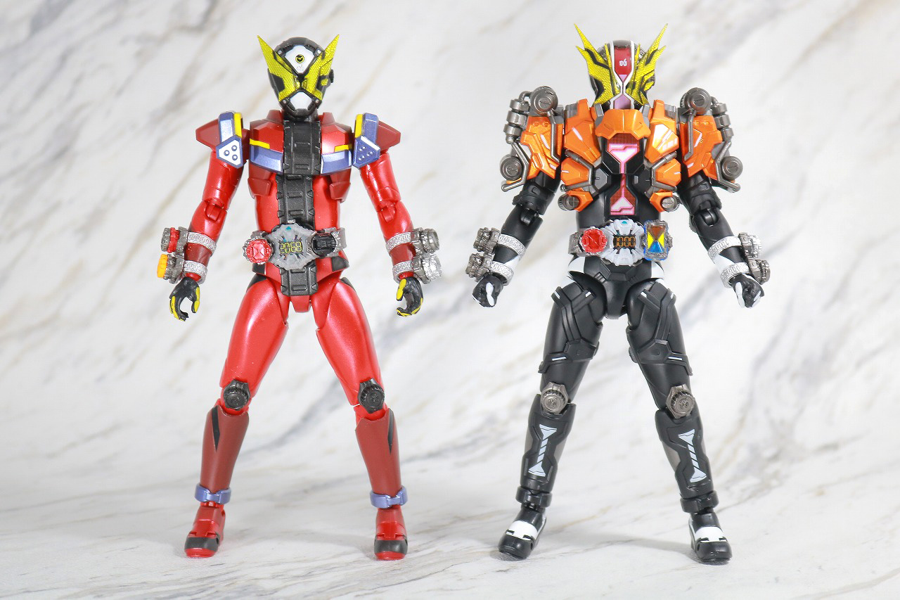 S.H.フィギュアーツ　仮面ライダーゲイツリバイブ　真の救世主セット　剛烈　レビュー　全身　比較