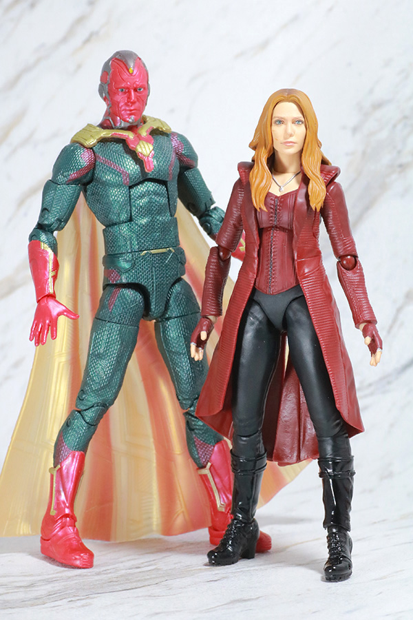 S.H.フィギュアーツ　スカーレット・ウィッチ　アベンジャーズ／インフィニティウォー　レビュー　アクション　マーベルレジェンド　ヴィジョン