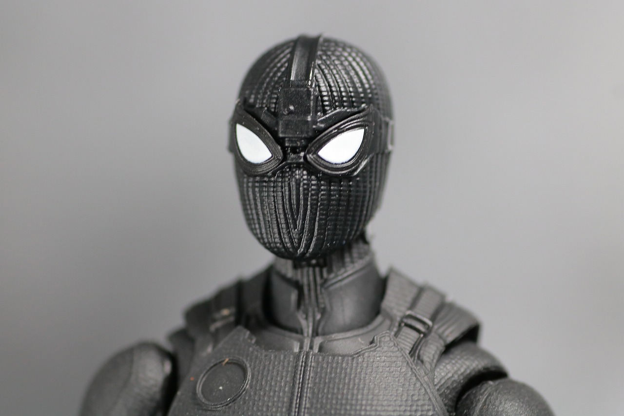 S.H.フィギュアーツ　スパイダーマン　ステルス・スーツ　レビュー　全身