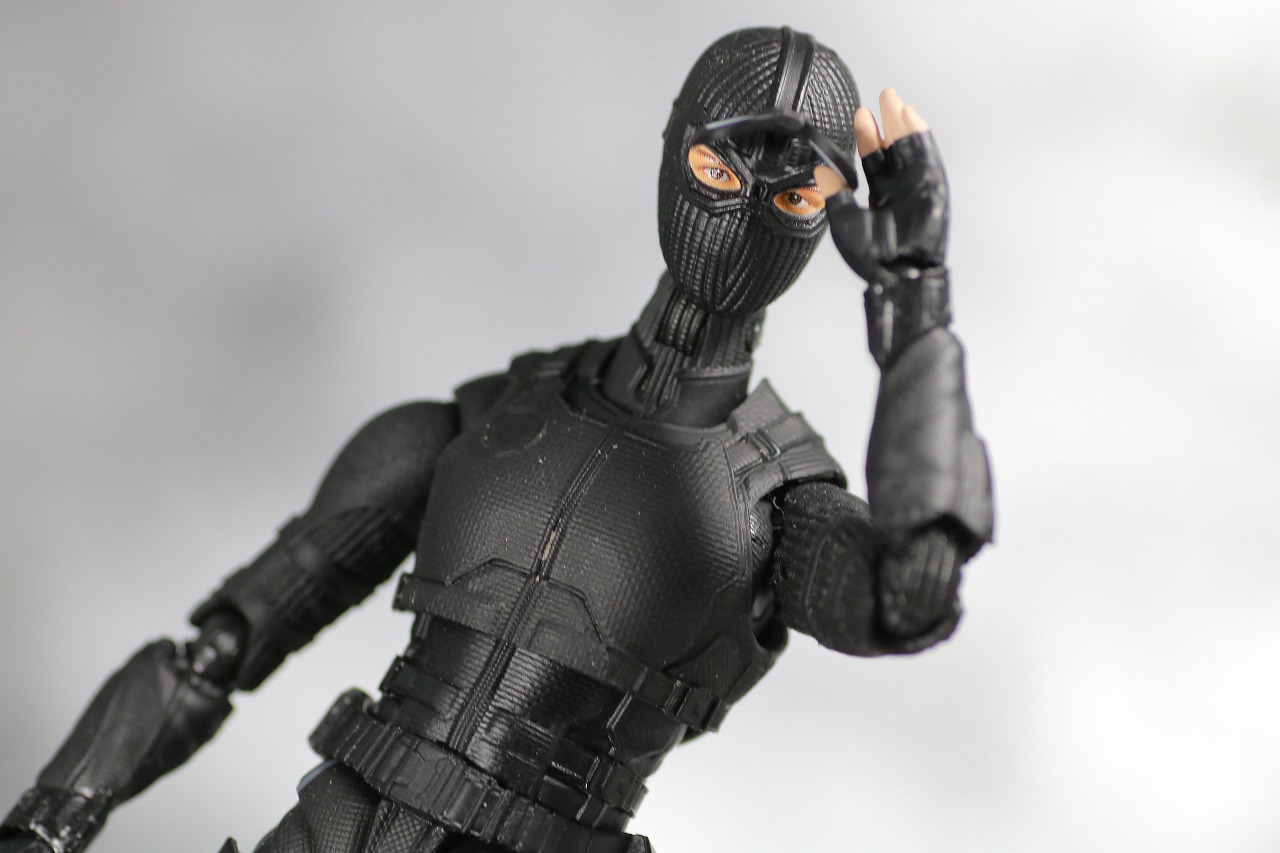 S.H.フィギュアーツ　スパイダーマン　ステルス・スーツ　レビュー　アクション