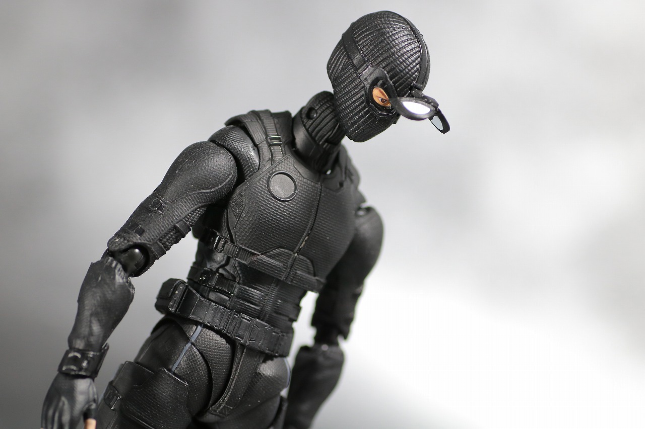 S.H.フィギュアーツ　スパイダーマン　ステルス・スーツ　レビュー　アクション