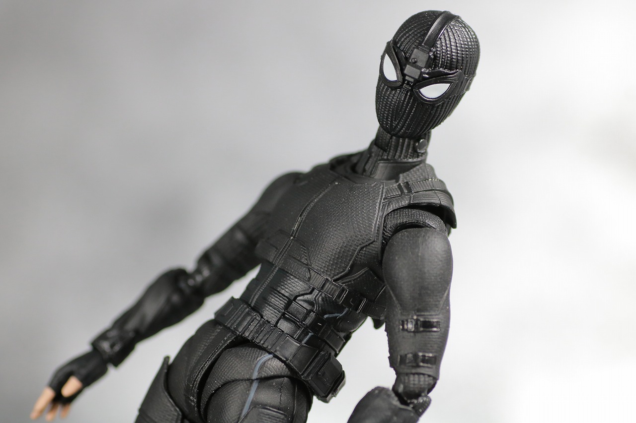 S.H.フィギュアーツ　スパイダーマン　ステルス・スーツ　レビュー　アクション