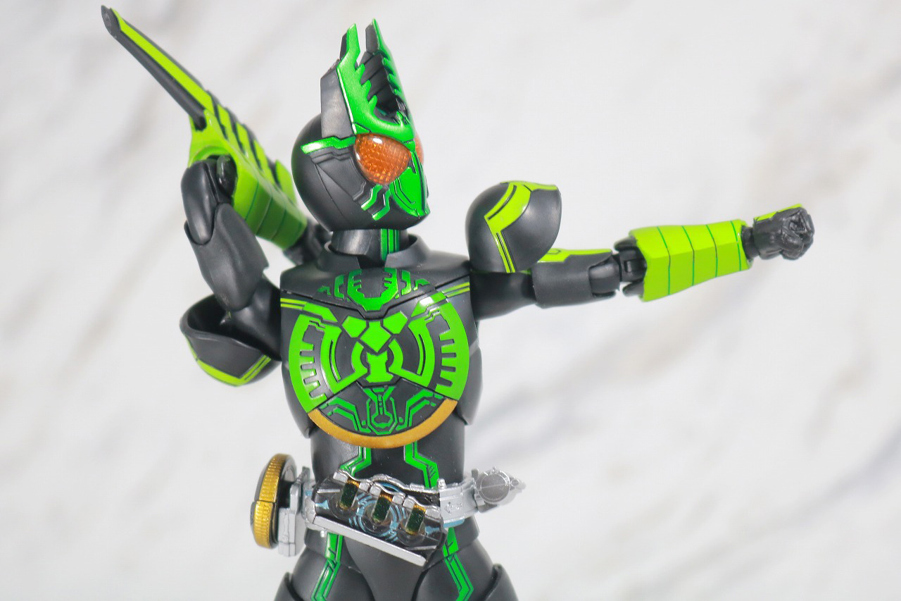 S.H.フィギュアーツ　仮面ライダーオーズ　ガタキリバコンボ　真骨彫製法　レビュー　可動範囲