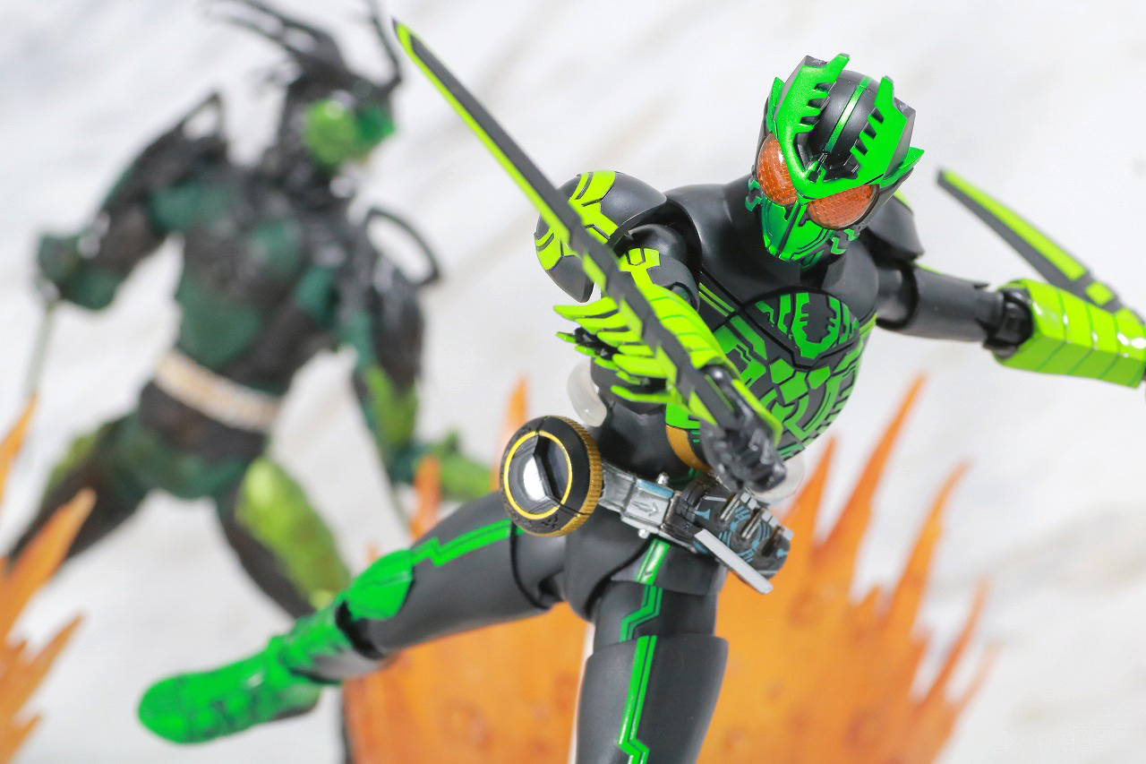 S.H.フィギュアーツ　仮面ライダーオーズ　ガタキリバコンボ　真骨彫製法　レビュー　アクション