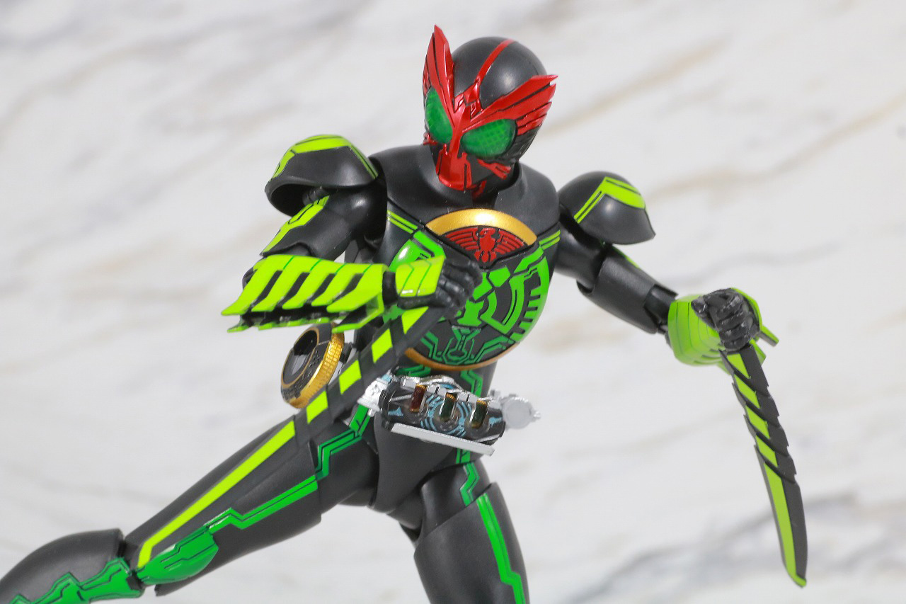 S.H.フィギュアーツ　仮面ライダーオーズ　ガタキリバコンボ　真骨彫製法　レビュー　アクション　タカキリバ