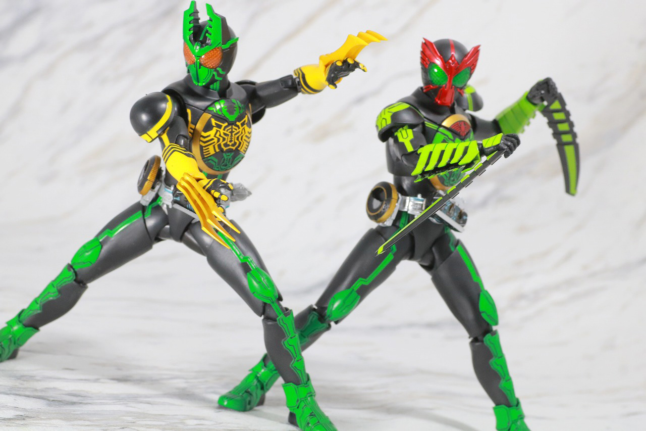 S.H.フィギュアーツ　仮面ライダーオーズ　ガタキリバコンボ　真骨彫製法　レビュー　アクション　タカキリバ　ガタトラバ