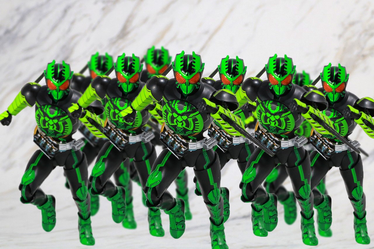 S.H.フィギュアーツ　仮面ライダーオーズ　ガタキリバコンボ　真骨彫製法　レビュー　アクション