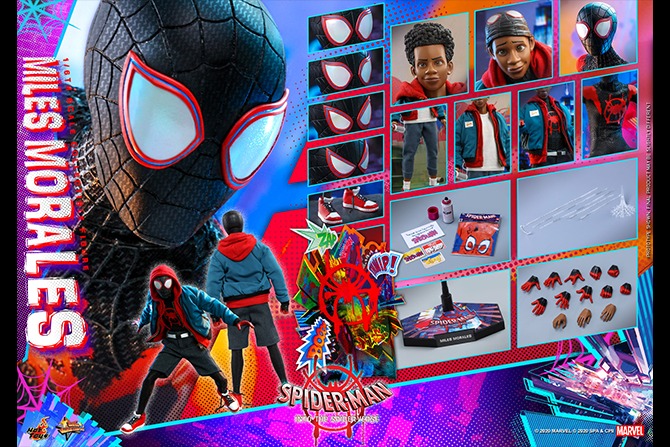 ホットトイズ新作！マイルス・モラレスが『スパイダーバース』版として2022年に発売！パーツ差し替えで服装交換も！