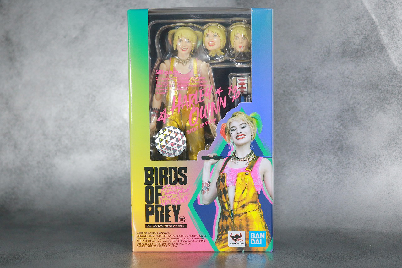 S.H.フィギュアーツ　ハーレイ・クイン　BIRDS OF PREY　バーズ・オブ・プレイ　レビュー　パッケージ