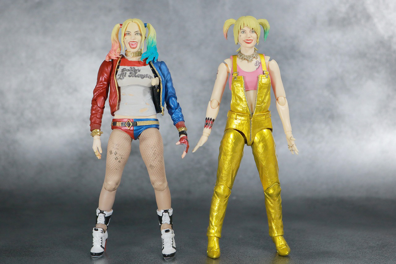 S.H.フィギュアーツ　ハーレイ・クイン　BIRDS OF PREY　バーズ・オブ・プレイ　レビュー　全身　スーサイド・スクワッド　比較