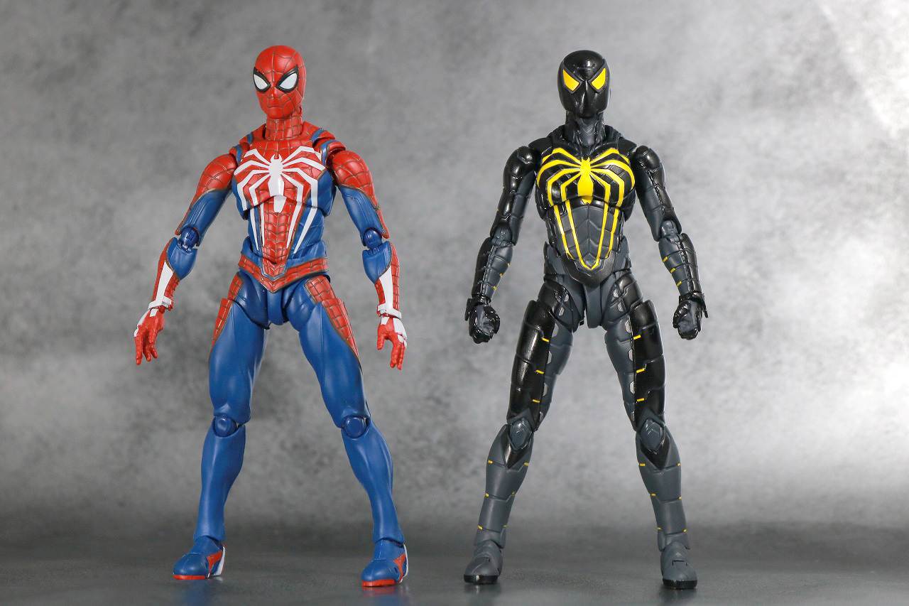 S.H.フィギュアーツ　スパイダーマン　アンチオック・スーツ　レビュー　全身　アドバンススーツ　比較