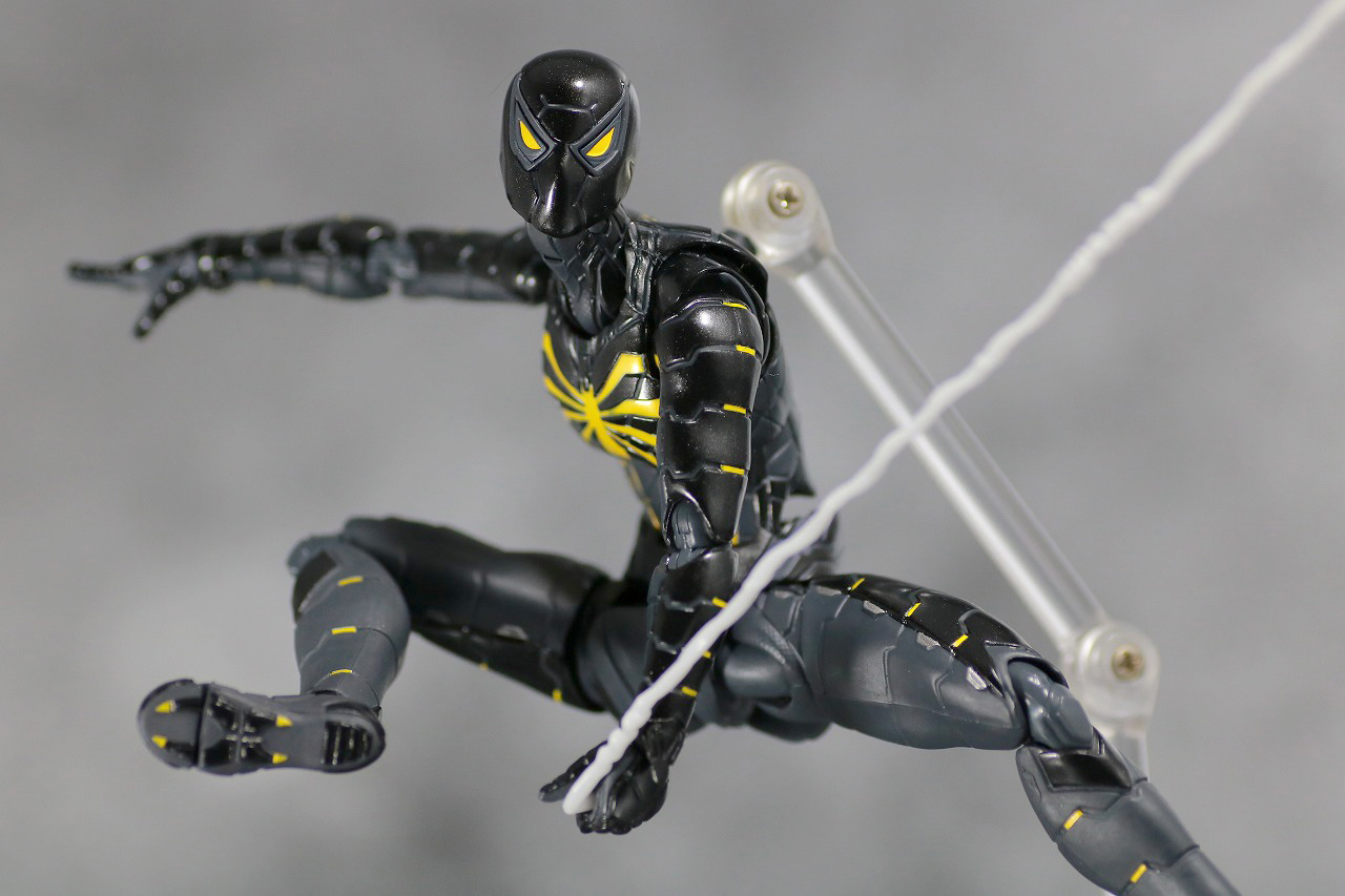 S.H.フィギュアーツ　スパイダーマン　アンチオック・スーツ　レビュー　アクション