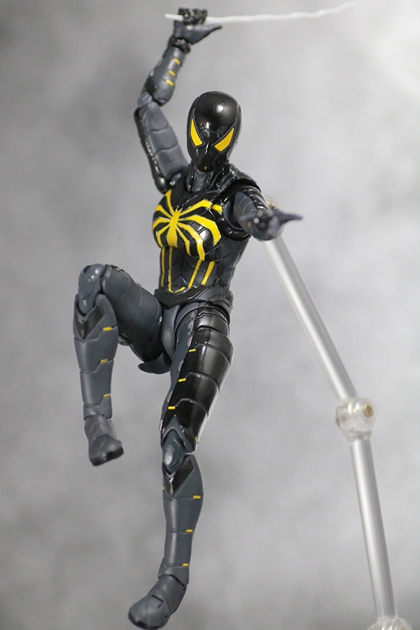 S.H.フィギュアーツ　スパイダーマン　アンチオック・スーツ　レビュー　アクション