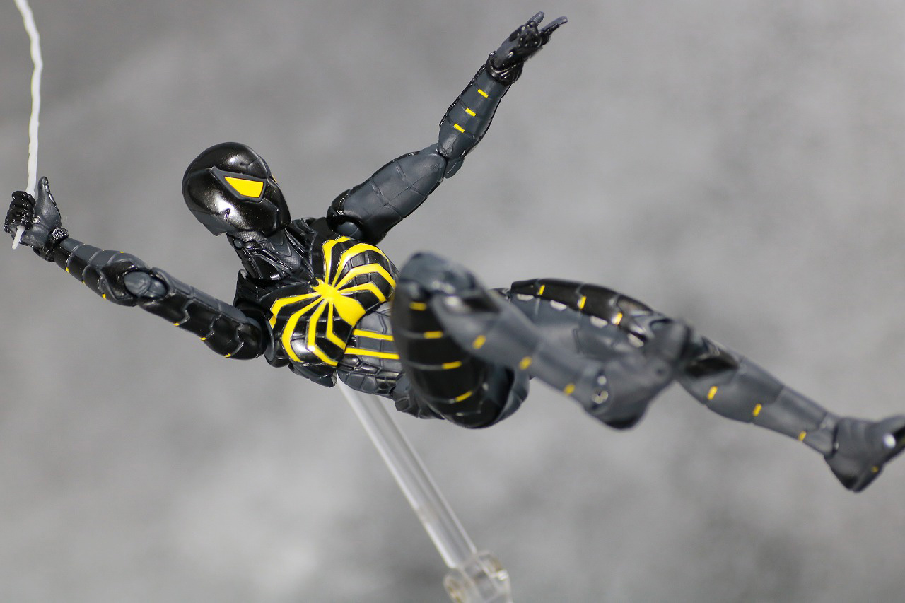 S.H.フィギュアーツ　スパイダーマン　アンチオック・スーツ　レビュー　アクション