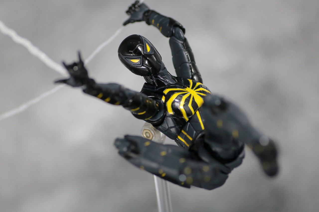 S.H.フィギュアーツ　スパイダーマン　アンチオック・スーツ　レビュー　アクション