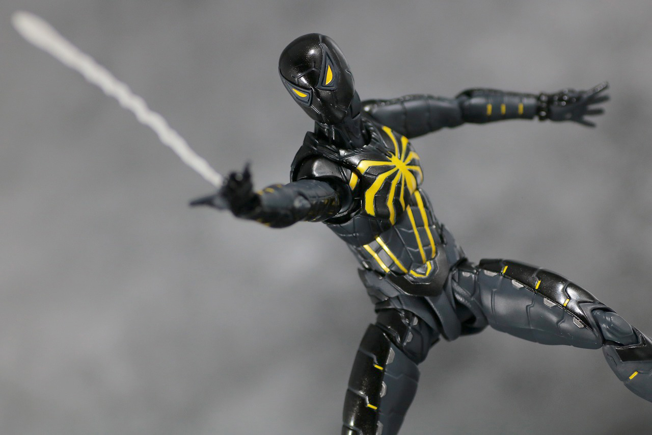 S.H.フィギュアーツ　スパイダーマン　アンチオック・スーツ　レビュー　アクション