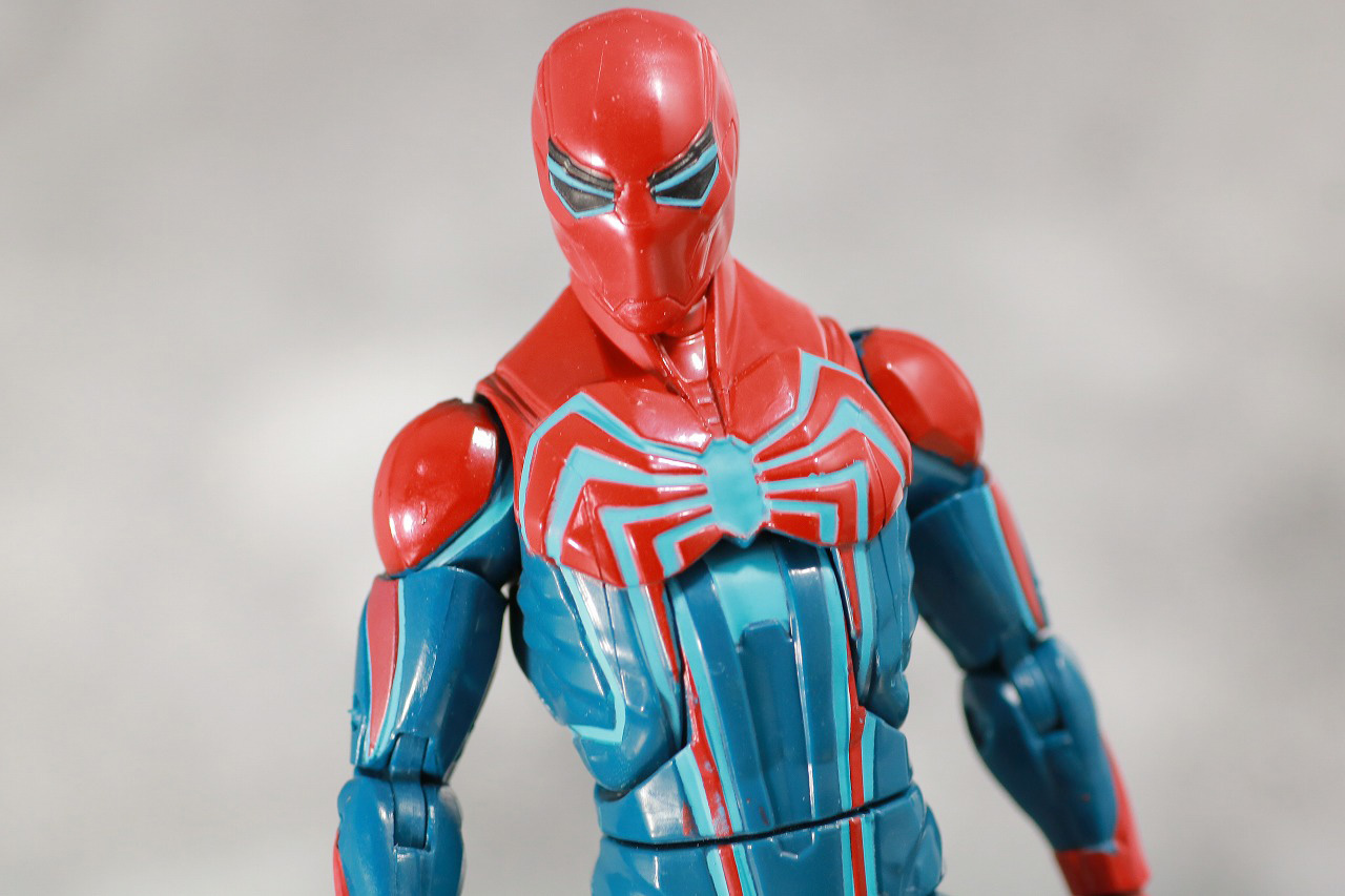 マーベルレジェンド　スパイダーマン　ベロシティスーツ　レビュー　アクション