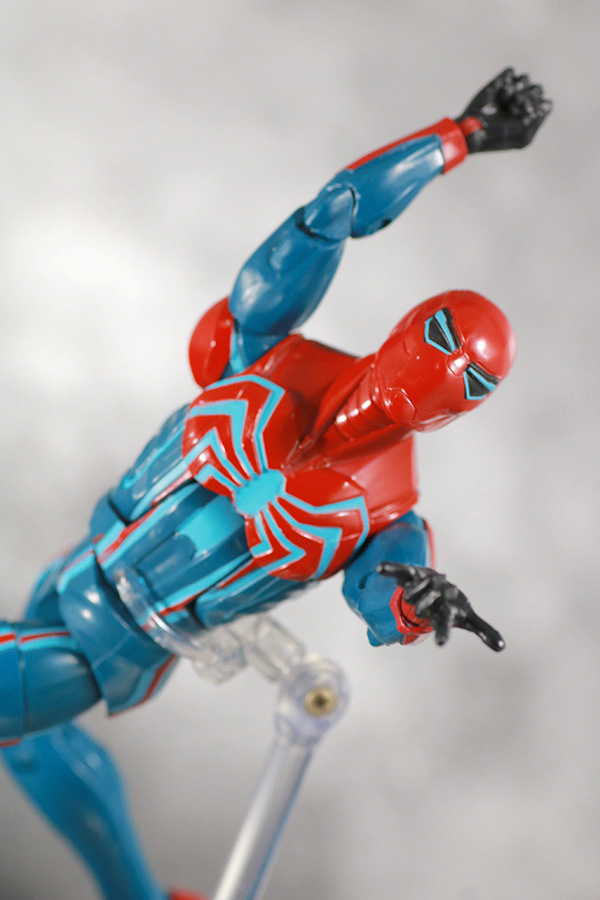 マーベルレジェンド　スパイダーマン　ベロシティスーツ　レビュー　アクション