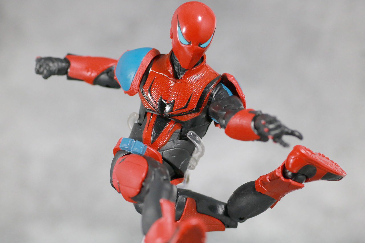 マーベルレジェンド　スパイダー・アーマー　MK Ⅲ　レビュー　アクション