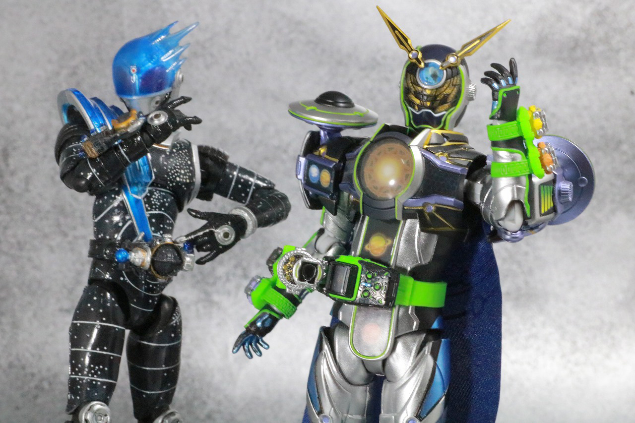 S.H.フィギュアーツ　仮面ライダーウォズギンガ　ファイナリー　宇宙最強セット　レビュー　アクション　仮面ライダーメテオ