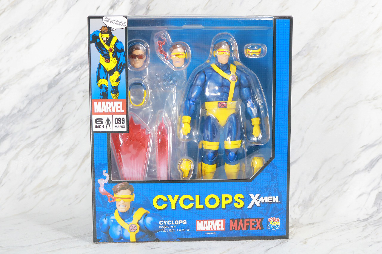 MAFEX　サイクロップス　サイクロプス　レビュー　パッケージ