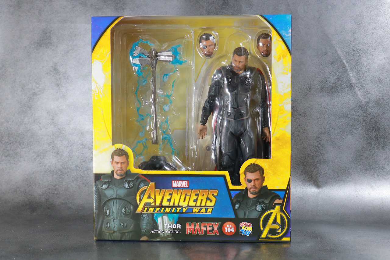 MAFEX　ソー　アベンジャーズ／インフィニティウォー　レビュー　パッケージ