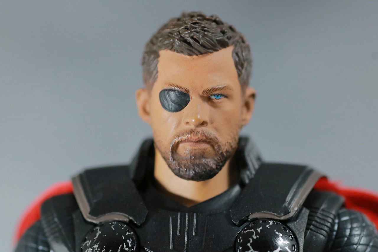 MAFEX　ソー　アベンジャーズ／インフィニティウォー　レビュー　付属品　アイパッチヘッド