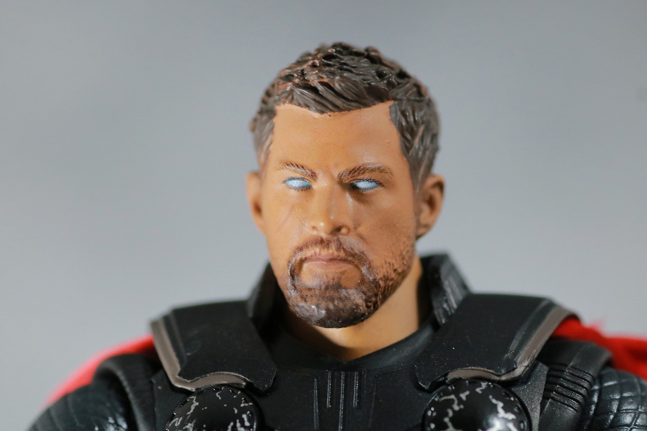 MAFEX　ソー　アベンジャーズ／インフィニティウォー　レビュー　付属品　覚醒ヘッドパーツ