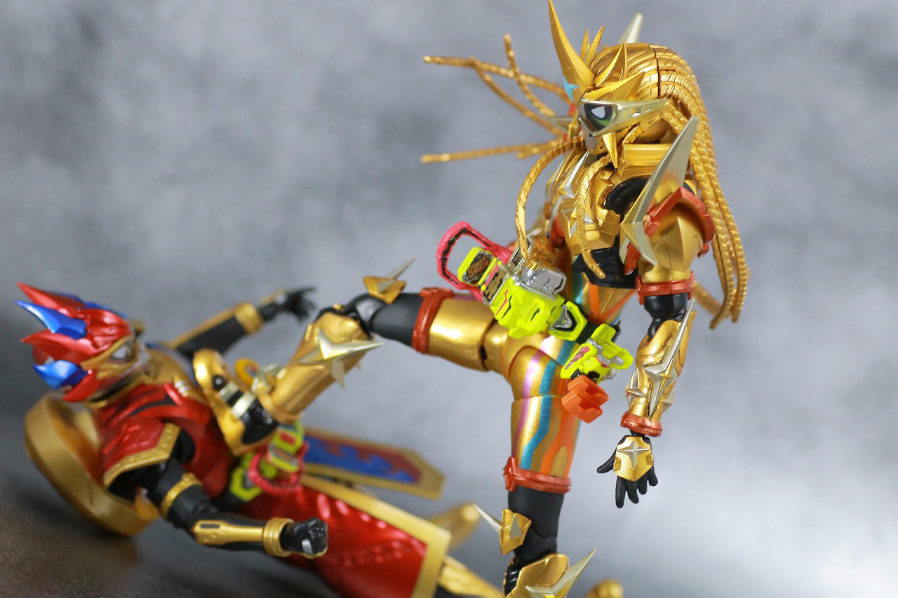 S.H.フィギュアーツ　仮面ライダーエグゼイド　ムテキゲーマー　レビュー　アクション　仮面ライダーパラドクス　パーフェクトノックアウトゲーマー　レベル99