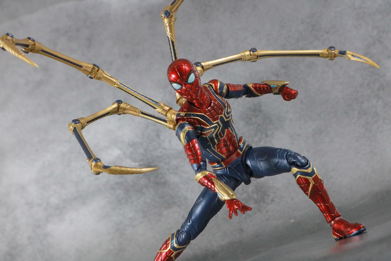 S.H.フィギュアーツ　アイアンスパイダー　FINAL BATTLE EDITION　レビュー　アクション