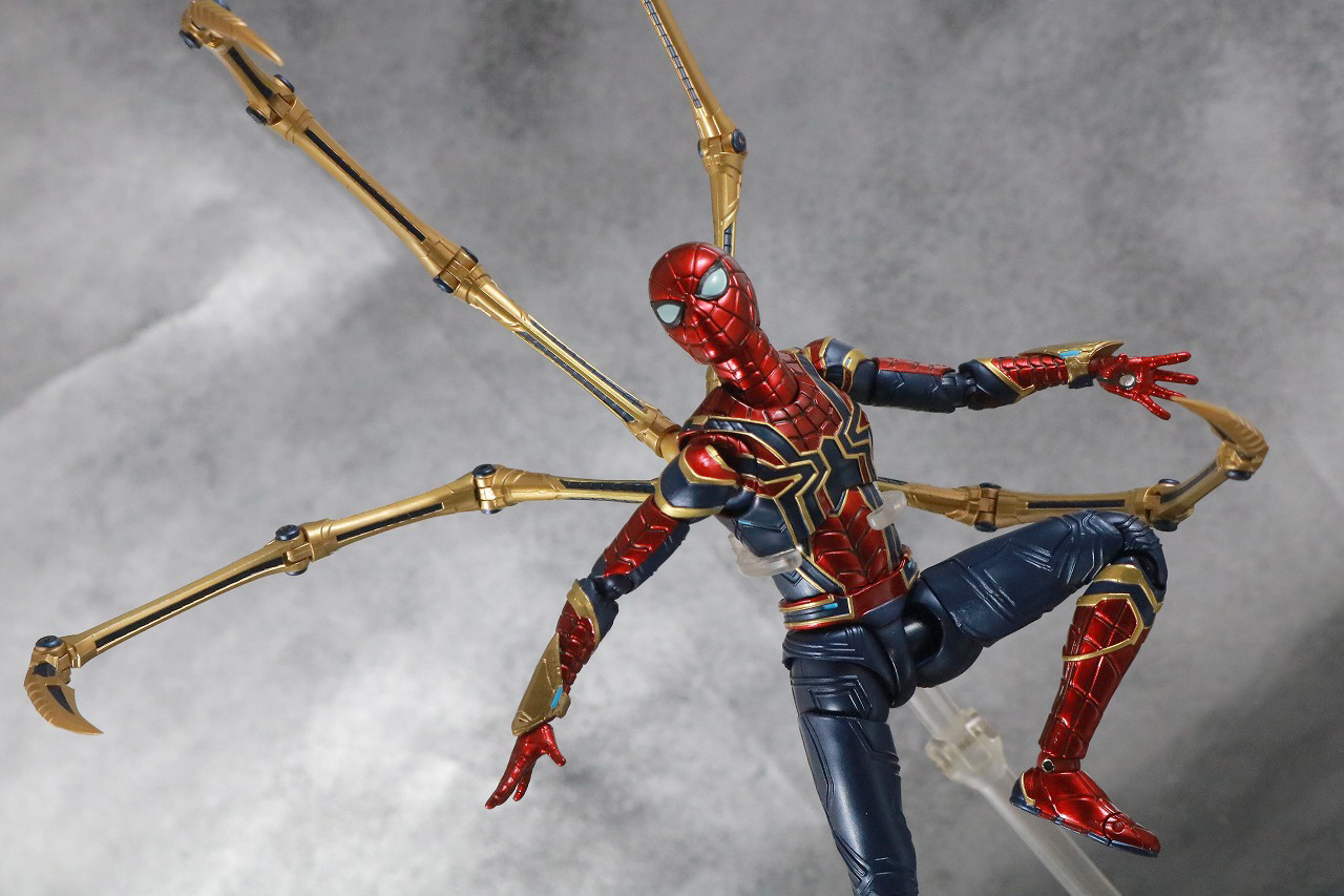 S.H.フィギュアーツ　アイアンスパイダー　FINAL BATTLE EDITION　レビュー　アクション