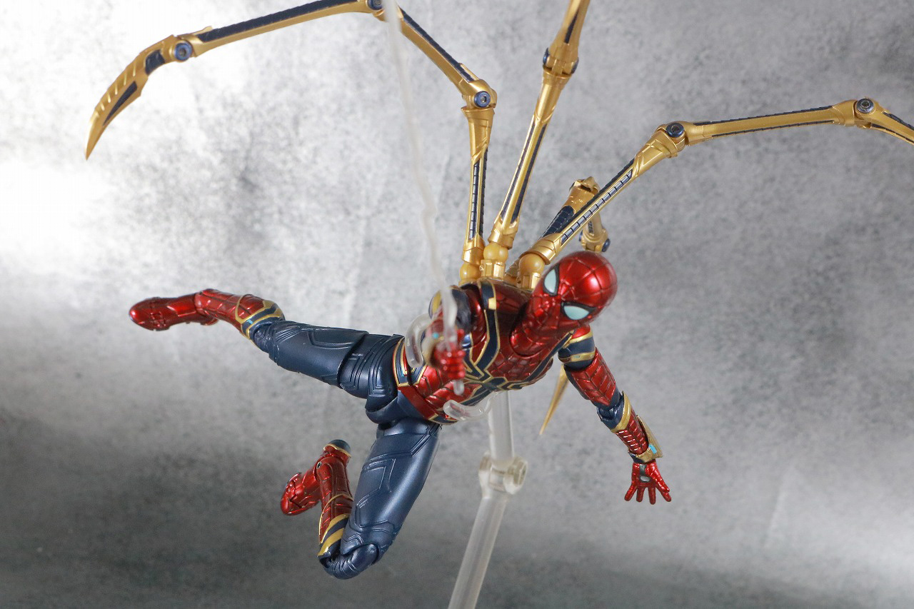 S.H.フィギュアーツ　アイアンスパイダー　FINAL BATTLE EDITION　レビュー　アクション