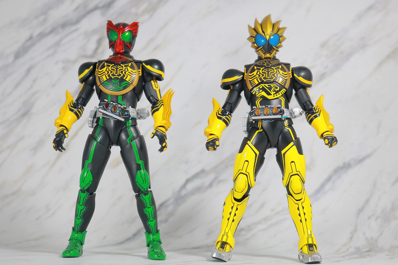 S.H.フィギュアーツ　仮面ライダーオーズ　ラトラータ―コンボ　真骨彫製法　レビュー　全身　タトバコンボ　比較