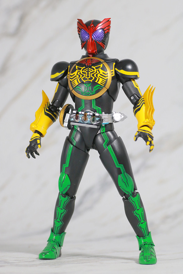 S.H.フィギュアーツ　仮面ライダーオーズ　ラトラータ―コンボ　真骨彫製法　レビュー　付属品　パープルアイズタトバヘッド