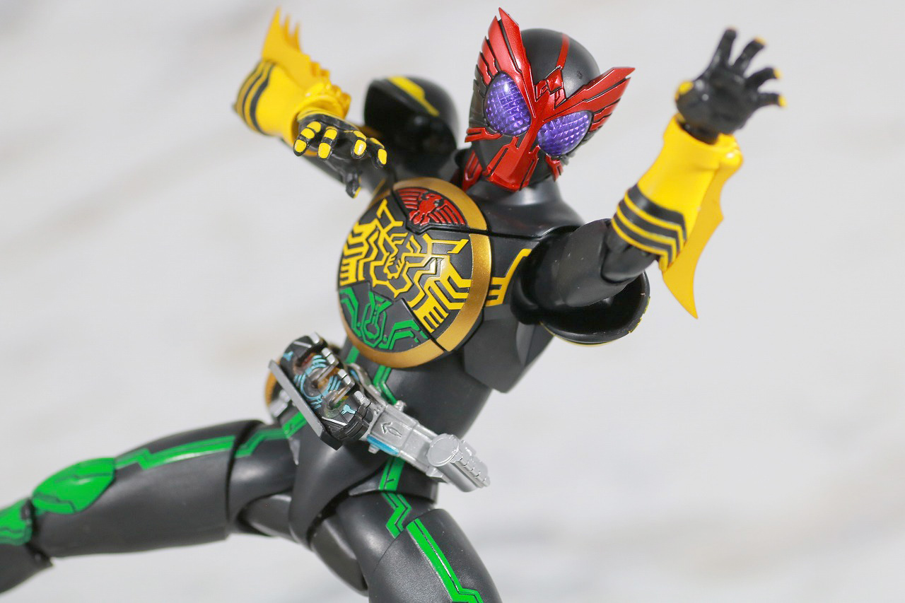 S.H.フィギュアーツ　仮面ライダーオーズ　ラトラータ―コンボ　真骨彫製法　レビュー　アクション　パープルアイズ　タトバコンボ