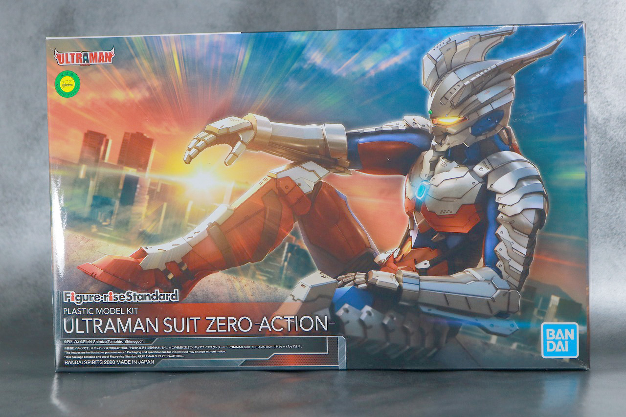 Figure-rise Standard ULTRAMAN ZERO SUIT　ウルトラマンゼロ　レビュー　パッケージ